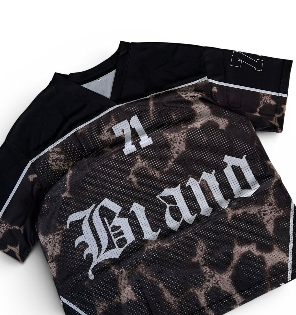 Bland Graphic Mesh Football Jersey - No. 71