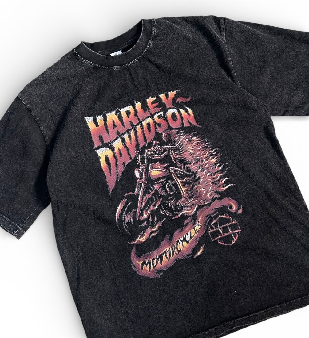 Harley Davidson Motorcycles - Vintage Washed