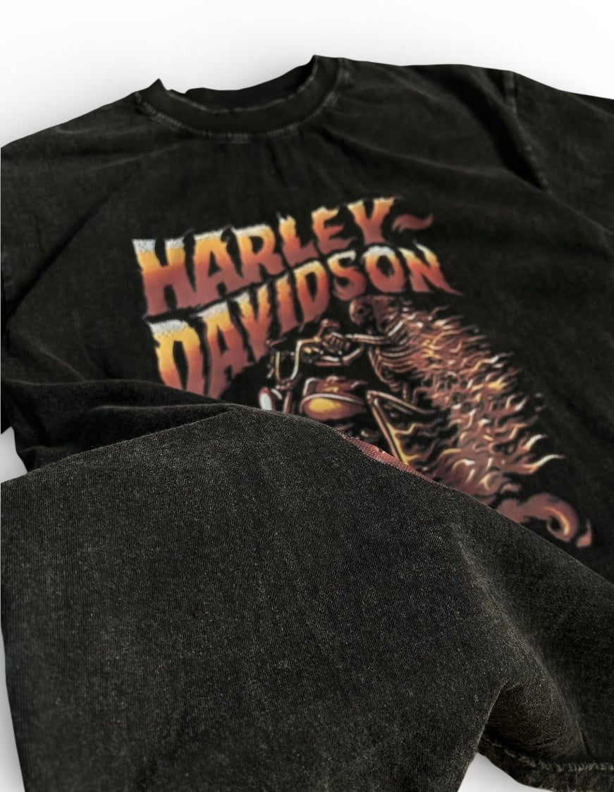 Harley Davidson Motorcycles - Vintage Washed