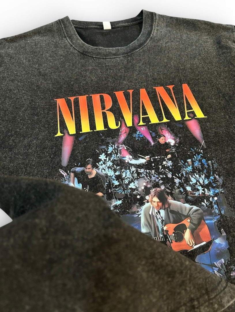 Nirvana Tee - Unplugged in New York Vintage Washed