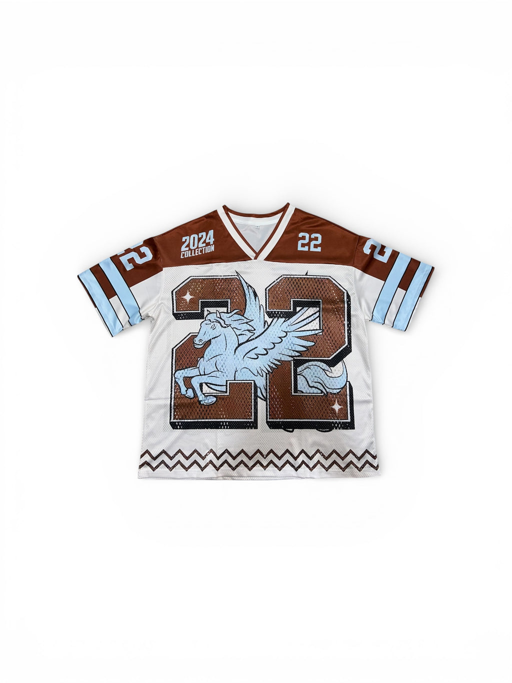 2024 Pegasus Graphic Mesh Football Jersey – No. 22