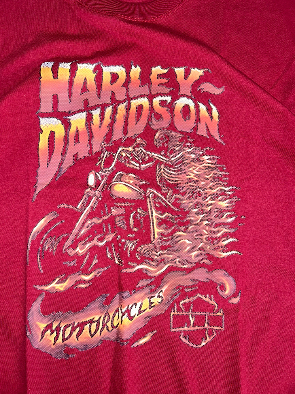 Harley Davidson Motorcycles Graphic Tee (Red)